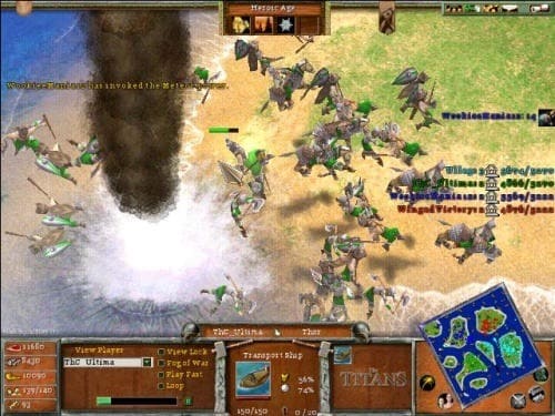 Age of Mythology геймплей