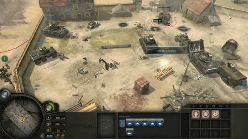 company of heroes геймплей