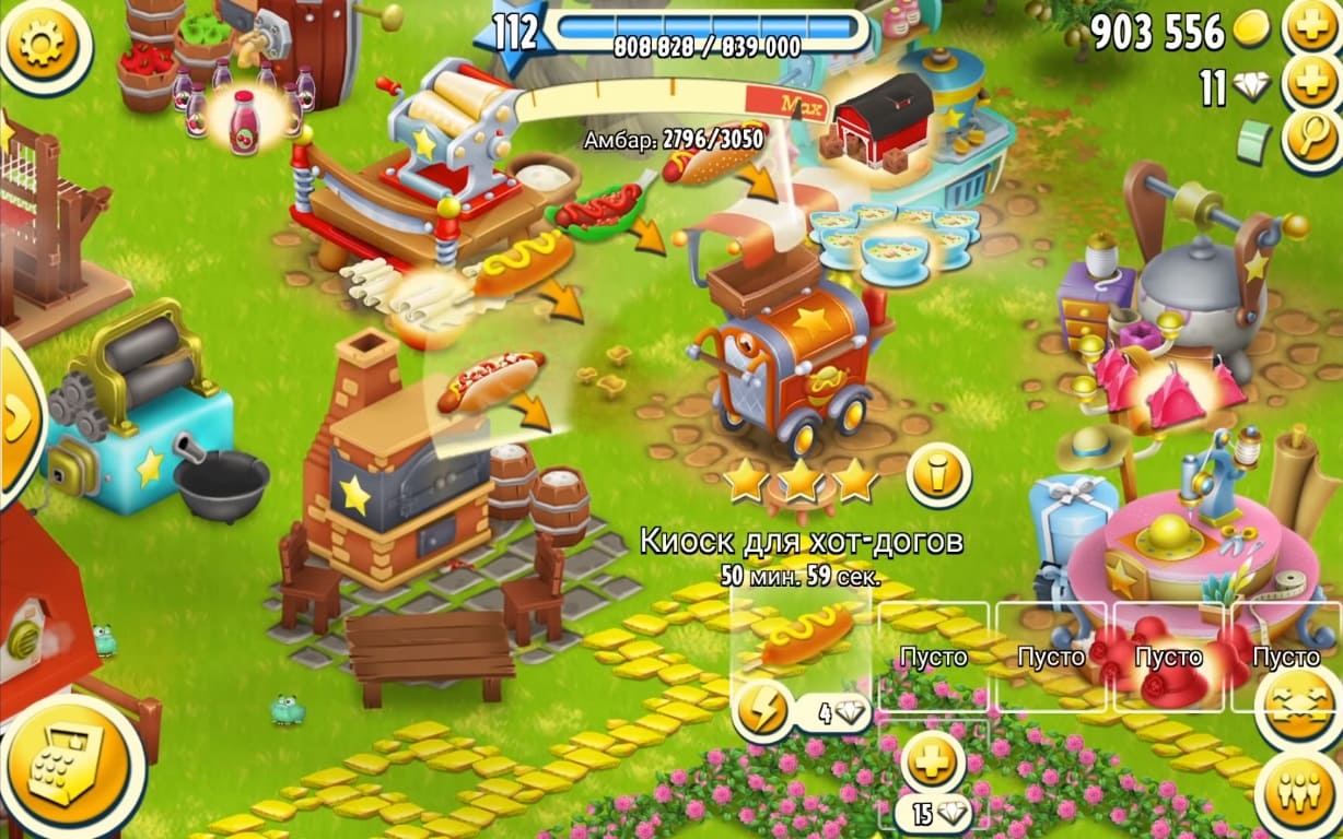 Сколько стоит строительница в hay day